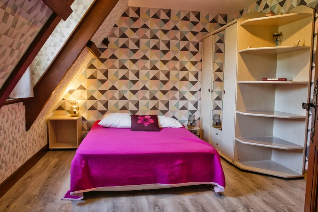 Chambre double rez-de-chaussée du gîte Villa Lupantia