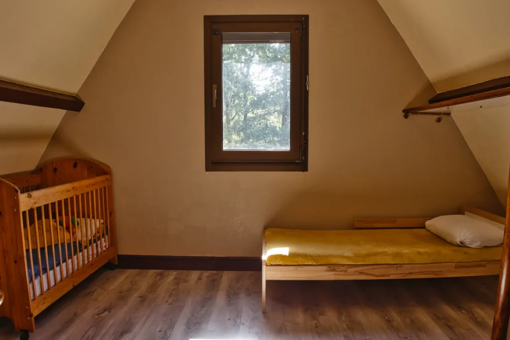 Chambre familiale sous charpente